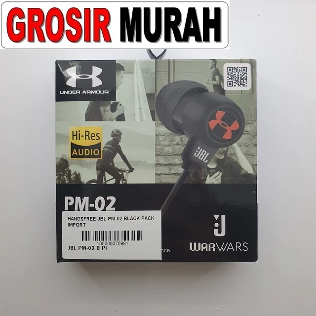 Handsfree Jbl Pm-02 Black Pack Import ready stock harga grosir sparepart HP Libra Jaya