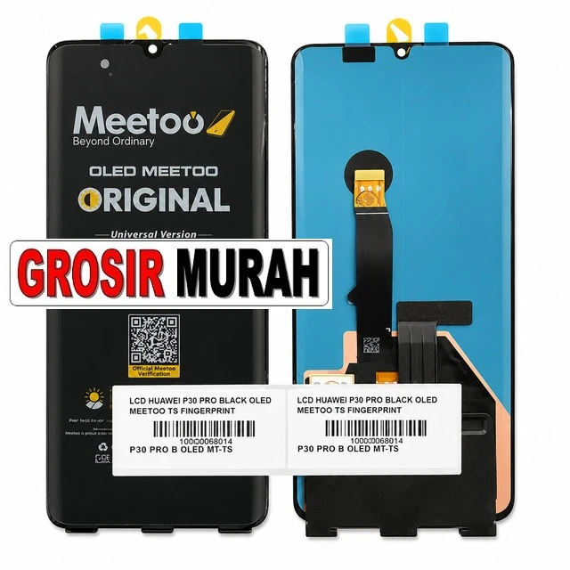 Lcd Huawei P30 Pro Black Oled Meetoo Ts Fingerprint ready stock harga grosir sparepart HP Libra Jaya