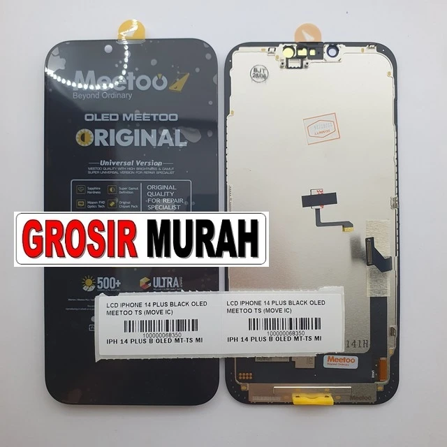 Lcd Iphone 14 Plus Black Oled Meetoo Ts (move Ic) ready stock harga grosir sparepart HP Libra Jaya