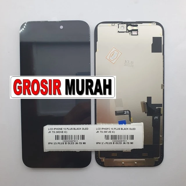 Lcd Iphone 15 Plus Black Oled Jk Ts (move Ic)