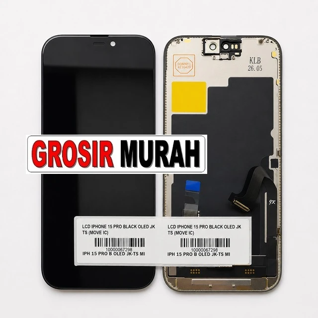 Lcd Iphone 15 Pro Black Oled Jk Ts (move Ic)