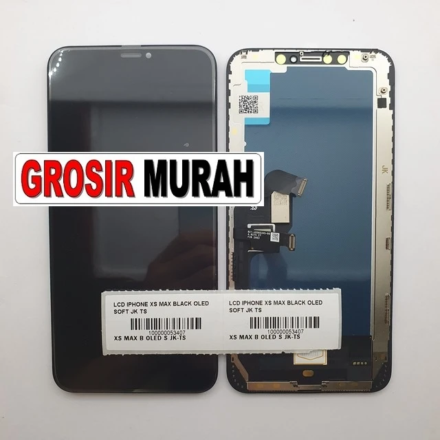 Lcd Iphone Xs Max Black Oled Soft Jk Ts ready stock harga grosir sparepart HP Libra Jaya