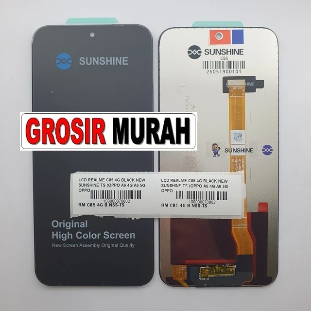 Lcd Realme C85 4g Black New Sunshine Ts (oppo A6 4g A6 5g Oppo K14x 5g C85 5g A6x 4g 5g Narzo 90x 5g ready stock harga grosir sparepart HP Libra Jaya