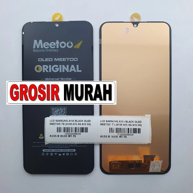 Lcd Samsung A155 Black Oled Meetoo Ts (a156 A15 4g A15 5g)