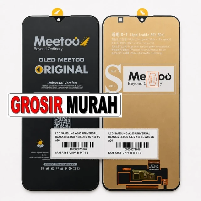 Lcd Samsung A165 Universal Black Meetoo A175 A16 4g A16 5g A26 5g M16 5g M36 5g A17 4g A17 5g ready stock harga grosir sparepart HP Libra Jaya