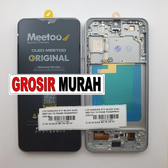 Lcd Samsung S731 Black Oled Meetoo Ts Frame Fingerprint (galaxy S25 Fe) ready stock harga grosir sparepart HP Libra Jaya