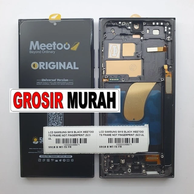Lcd Samsung S918 Black Meetoo Ts Frame Not Fingerprint (s23 Ultra)