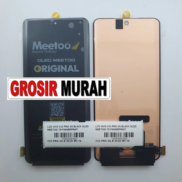 Lcd Vivo V25 Pro 5g Black Oled Meetoo Ts Fingerprint