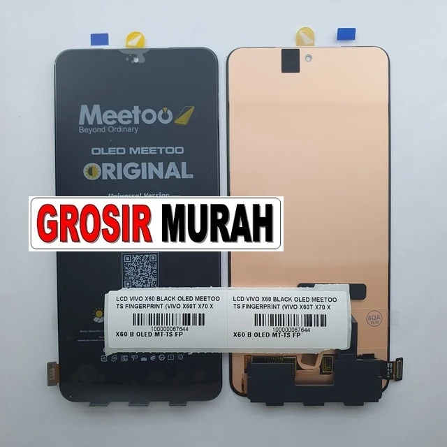 Lcd Vivo X60 Black Oled Meetoo Ts Fingerprint (vivo X60t X70 X70t)