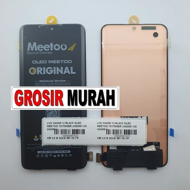 Lcd Xiaomi 12 Black Oled Meetoo Ts Finger (xiaomi 12s Xiaomi 12x)