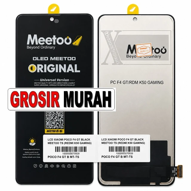 Lcd Xiaomi Poco F4 Gt Black Meetoo Ts (redmi K50 Gaming) ready stock harga grosir sparepart HP Libra Jaya