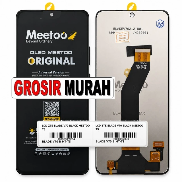 Lcd Zte Blade V70 Max Black Meetoo Ts