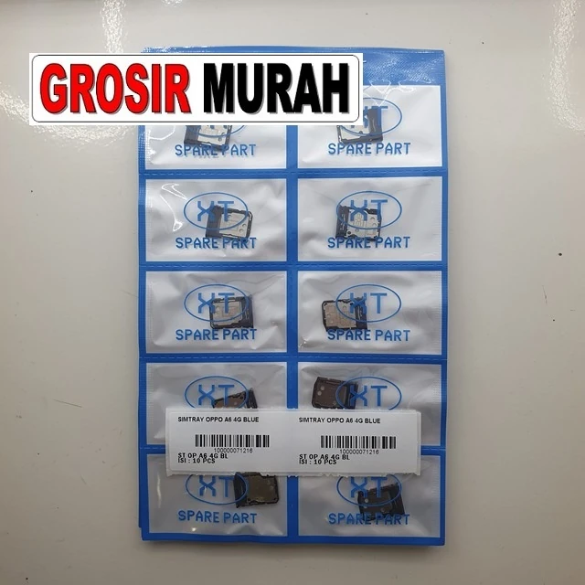 Simtray Oppo A6 4g Blue ready stock harga grosir sparepart HP Libra Jaya