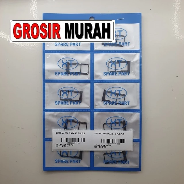 Simtray Oppo A6x 4g Purple ready stock harga grosir sparepart HP Libra Jaya