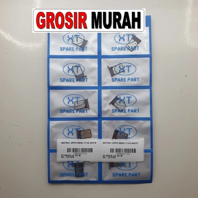 Simtray Oppo Reno 13 5g White ready stock harga grosir sparepart HP Libra Jaya