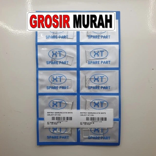 Simtray Samsung A736 White (galaxy A73 5g) ready stock harga grosir sparepart HP Libra Jaya