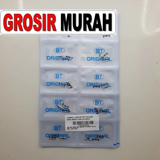 Tombol Luar On Off Volume Oppo Reno 9 Pro 5g Gold ready stock harga grosir sparepart HP Libra Jaya