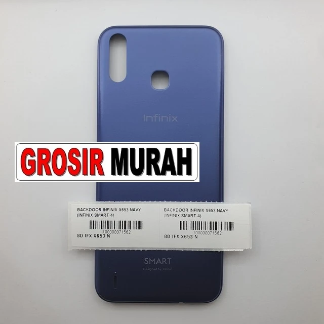 Backdoor Infinix X653 Navy (infinix Smart 4) ready stock harga grosir sparepart HP Libra Jaya