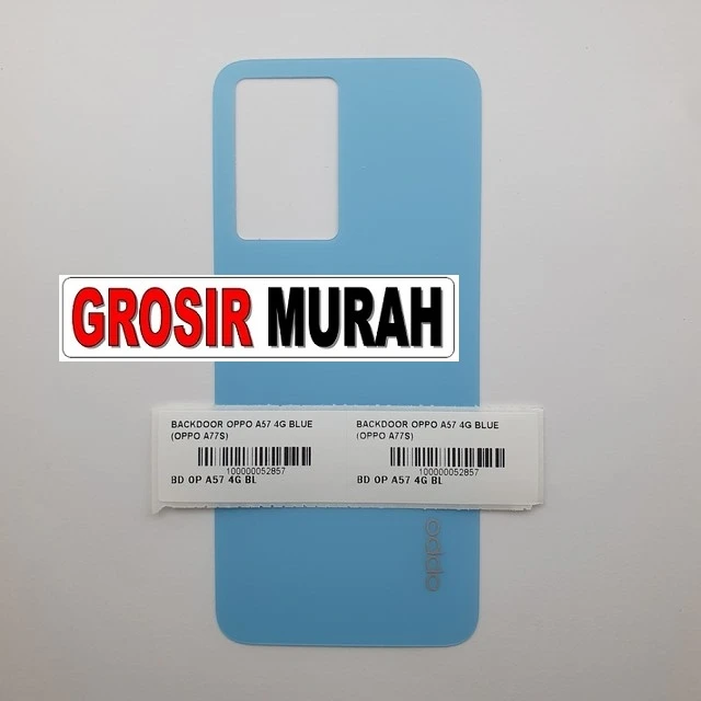 Backdoor Oppo A57 4g Blue (oppo A77s) ready stock harga grosir sparepart HP Libra Jaya