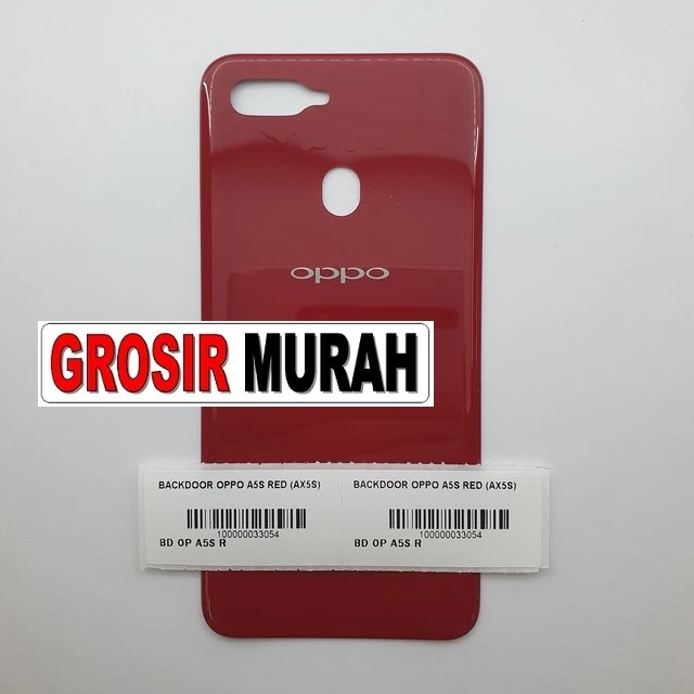 Backdoor Oppo A5s Red (ax5s) ready stock harga grosir sparepart HP Libra Jaya