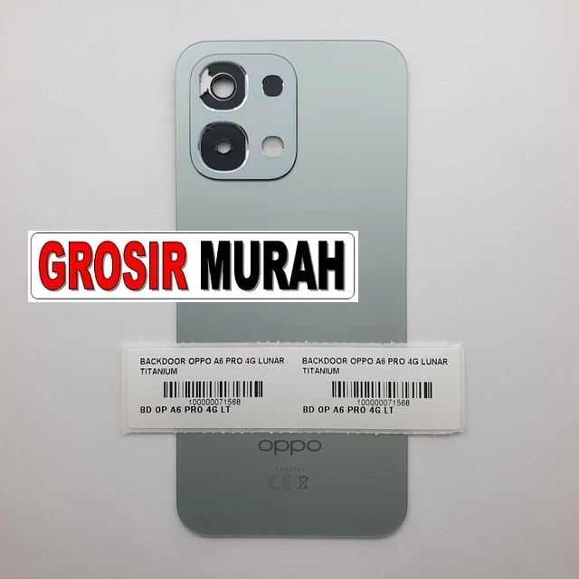 Backdoor Oppo A6 Pro 4g Lunar Titanium ready stock harga grosir sparepart HP Libra Jaya