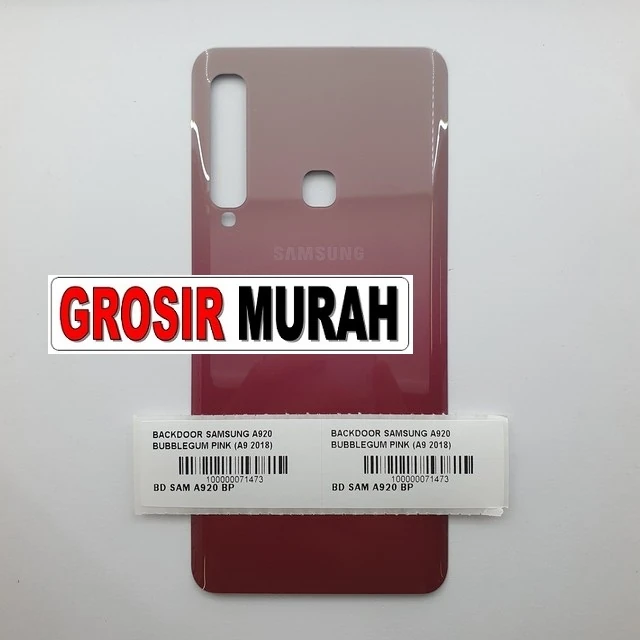 Backdoor Samsung A920 Bubblegum Pink (a9 2018) ready stock harga grosir sparepart HP Libra Jaya
