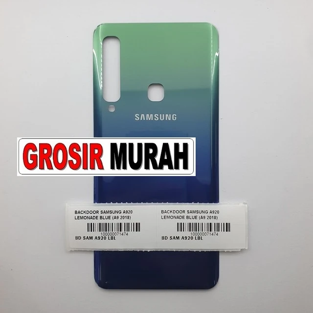 Backdoor Samsung A920 Lemonade Blue (a9 2018) ready stock harga grosir sparepart HP Libra Jaya