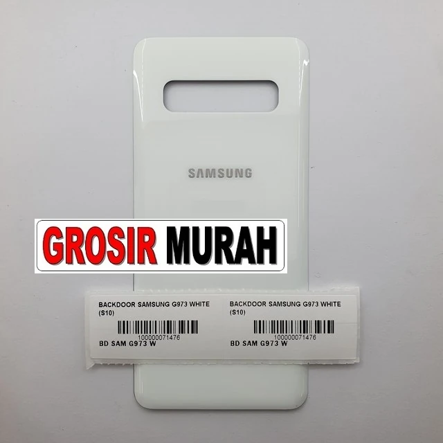 Backdoor Samsung G973 White (s10) ready stock harga grosir sparepart HP Libra Jaya