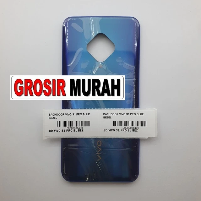 Backdoor Vivo S1 Pro Blue Bezel ready stock harga grosir sparepart HP Libra Jaya