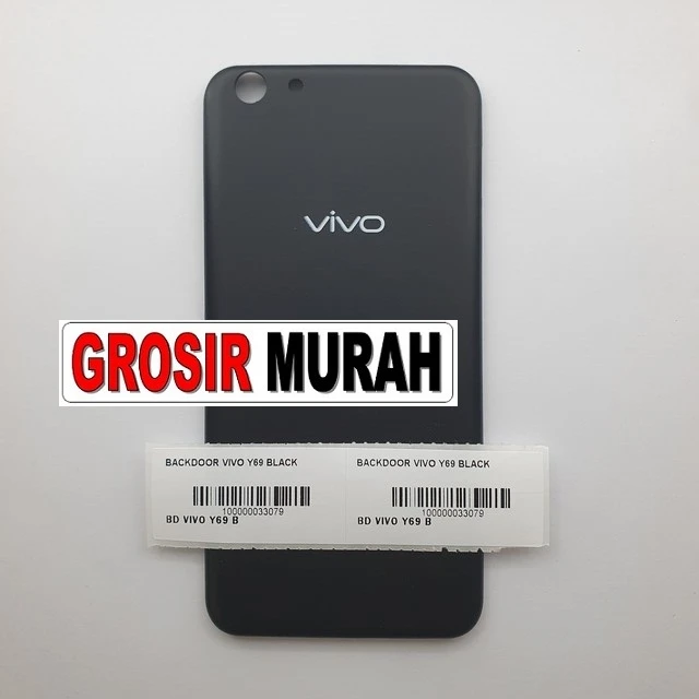 Backdoor Vivo Y69 Black ready stock harga grosir sparepart HP Libra Jaya