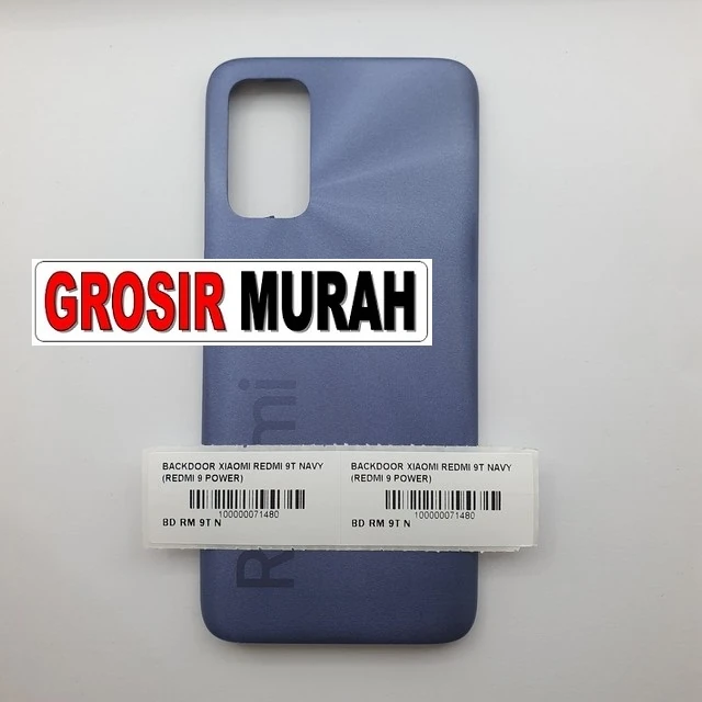 Backdoor Xiaomi Redmi 9t Navy (redmi 9 Power) ready stock harga grosir sparepart HP Libra Jaya