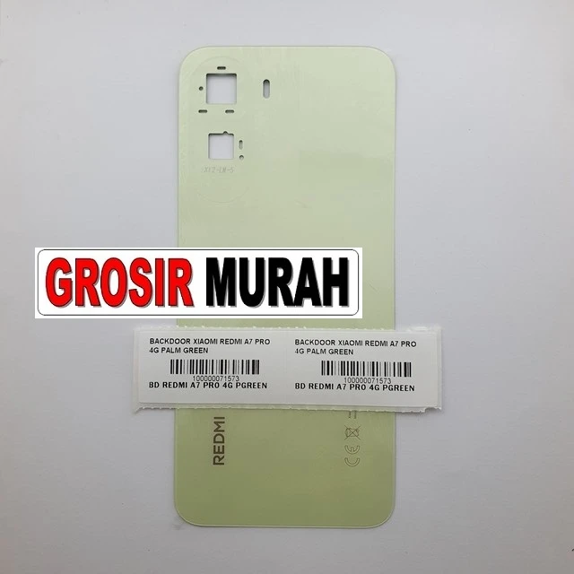 Backdoor Xiaomi Redmi A7 Pro 4g Palm Green ready stock harga grosir sparepart HP Libra Jaya