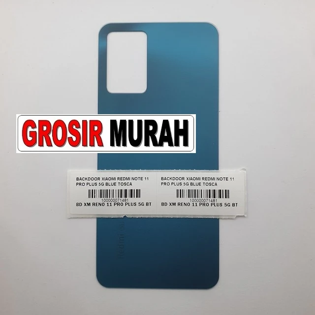 Backdoor Xiaomi Redmi Note 11 Pro Plus 5g Blue Tosca ready stock harga grosir sparepart HP Libra Jaya