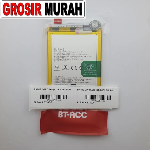 Batre Oppo A60 BT-ACC BLPA49