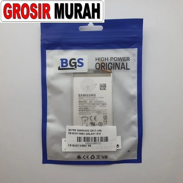 Batre Samsung G973 (vb) Eb-bg973abu Galaxy S10 ready stock harga grosir sparepart HP Libra Jaya