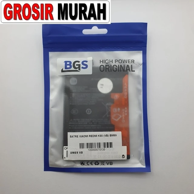 Batre Xiaomi Redmi K80 (vb) Bm69 Poco X7 Pro 5g Global ready stock harga grosir sparepart HP Libra Jaya