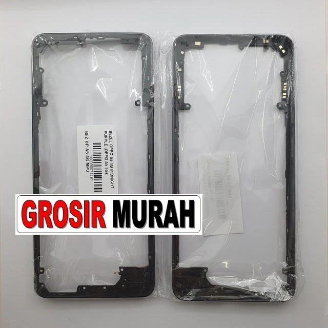 Bezel Oppo A5 4g Midnight Purple (oppo A5 5g) ready stock harga grosir sparepart HP Libra Jaya