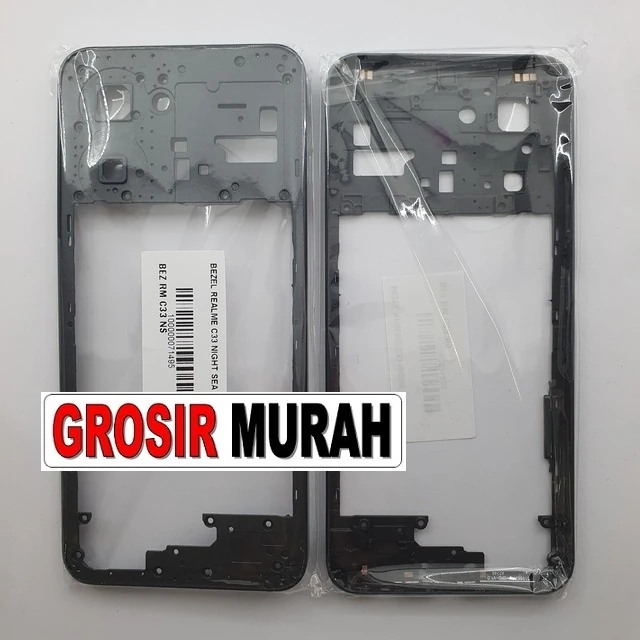 Bezel Realme C33 Night Sea ready stock harga grosir sparepart HP Libra Jaya