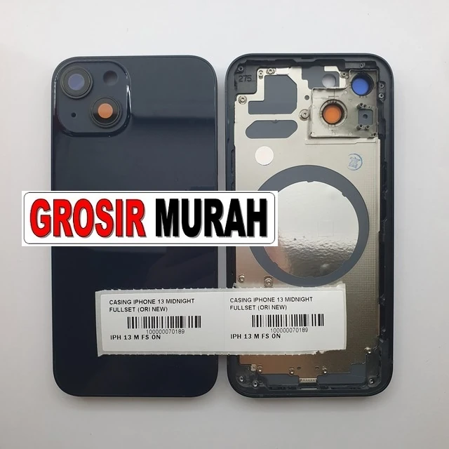 Casing Iphone 13 Midnight Fullset (ori New) ready stock harga grosir sparepart HP Libra Jaya