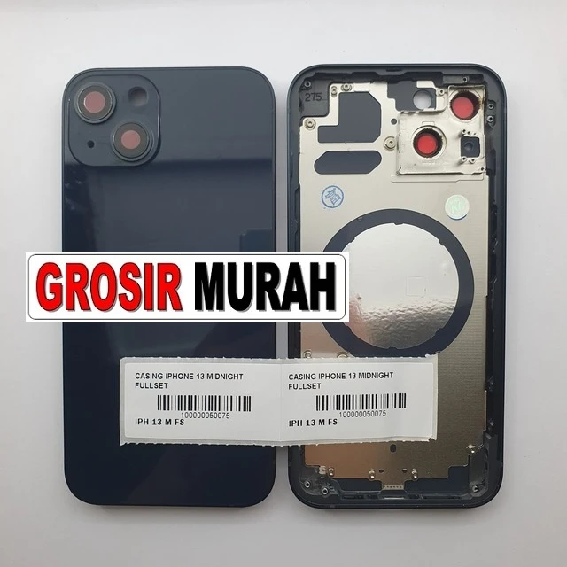 Casing Iphone 13 Midnight Fullset ready stock harga grosir sparepart HP Libra Jaya