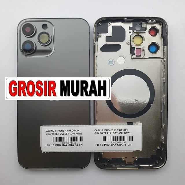 Casing Iphone 13 Pro Max Graphite Fullset (ori New) ready stock harga grosir sparepart HP Libra Jaya