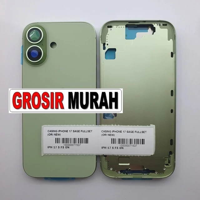 Casing Iphone 17 Sage Fullset (ori New) ready stock harga grosir sparepart HP Libra Jaya