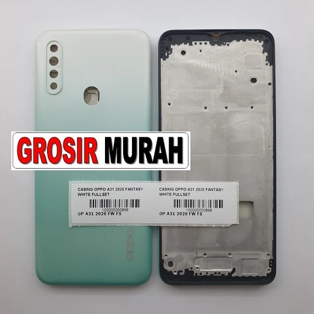 Casing Oppo A31 2020 Fantasy White Fullset ready stock harga grosir sparepart HP Libra Jaya