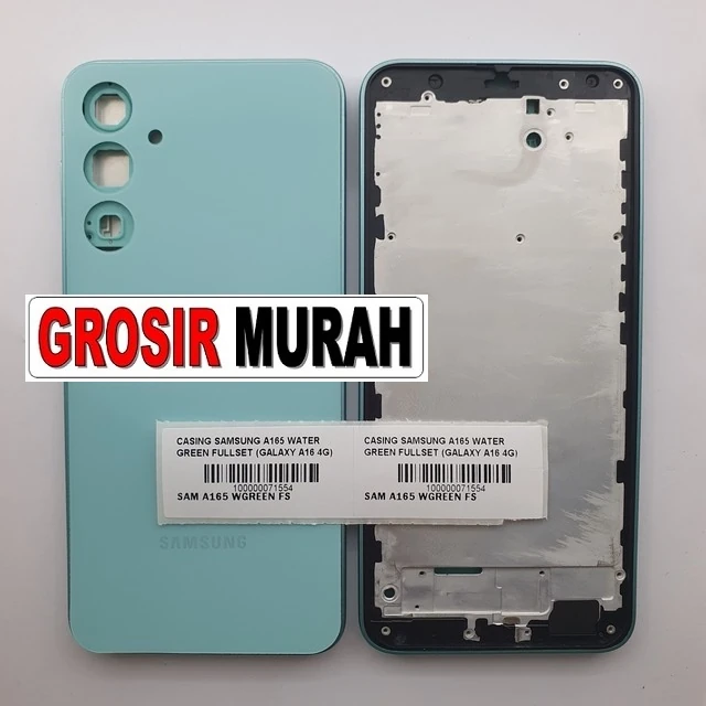 Casing Samsung A165 Water Green Fullset (galaxy A16 4g) ready stock harga grosir sparepart HP Libra Jaya