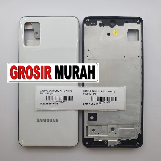 Casing Samsung A515 White Fullset (a51) ready stock harga grosir sparepart HP Libra Jaya
