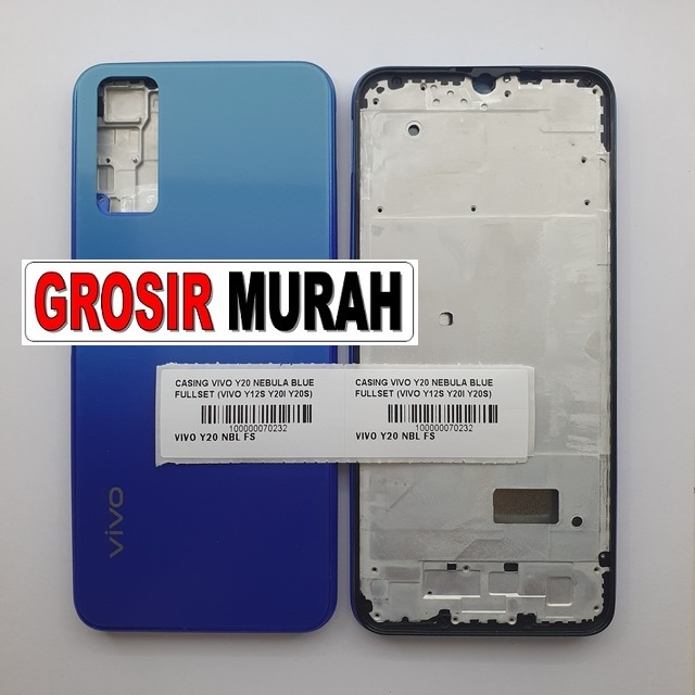 Casing Vivo Y20 Nebula Blue Fullset (vivo Y12s Y20i Y20s) ready stock harga grosir sparepart HP Libra Jaya