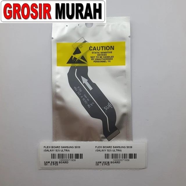 Flexi Board Samsung S938 (galaxy S25 Ultra) ready stock harga grosir sparepart HP Libra Jaya
