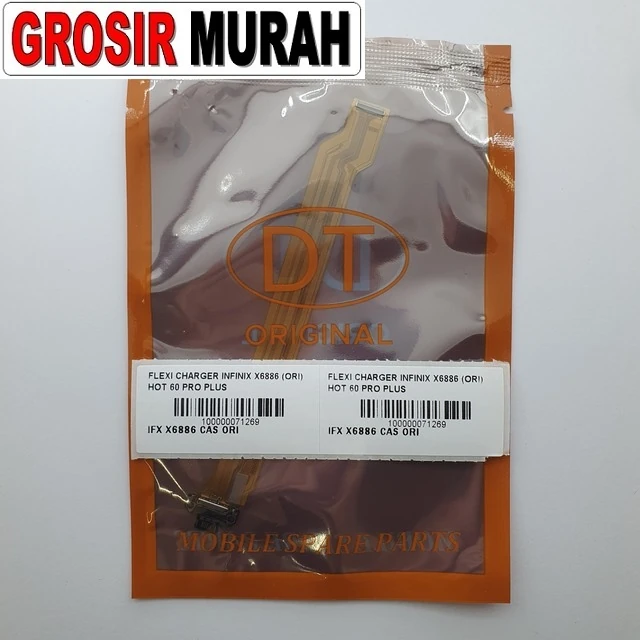 Flexi Charger Infinix X6886 (ori) Hot 60 Pro Plus ready stock harga grosir sparepart HP Libra Jaya