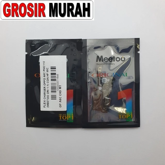 Flexi Charger Oppo A6c Pmc110 (meetoo Ori 1:1) Con Hf Mic ready stock harga grosir sparepart HP Libra Jaya