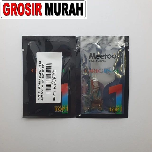 Flexi Charger Realme C71 4g (meetoo Ori 1:1) Con Hf Mic ready stock harga grosir sparepart HP Libra Jaya